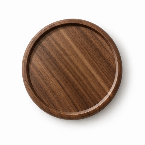 Natural wooden drink coasters - wooden,
