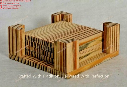 Wooden drink coasters - coasters, of