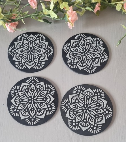Mandala coaster set 4 - coaster,