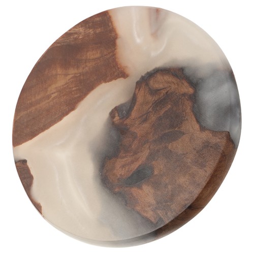 2pcs wooden cup mat - wooden,