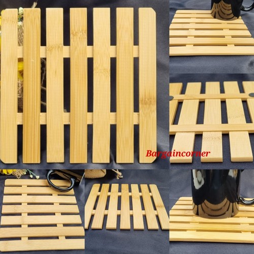 Wood table placemat heat - wood,