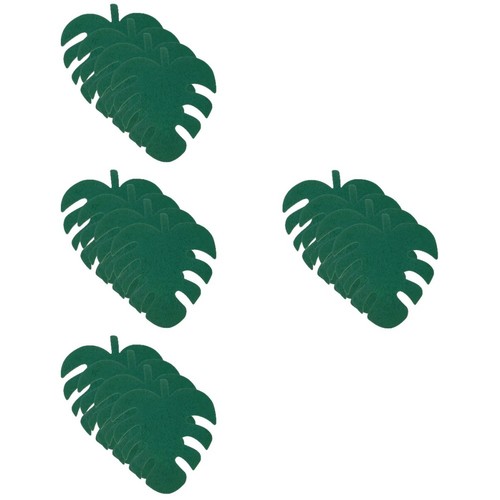 16pcs leaf shaped - leaf, wood