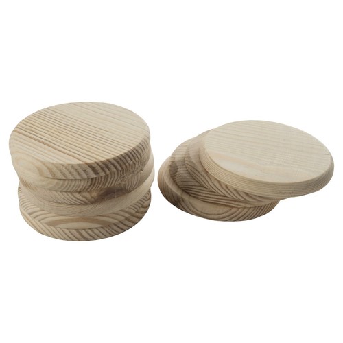Decorative wooden round drink - decorative,