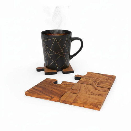 Olive wood puzzle shaped - wood,