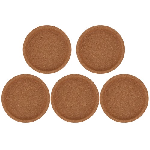 5pcs coasters wooden cup - 5pcs,