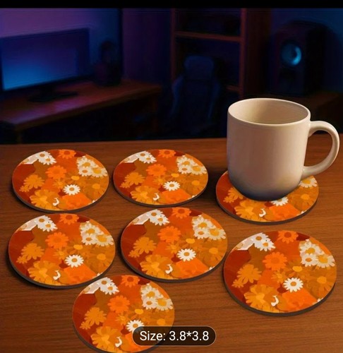 70s circles coasters 1970 s - 70s, 1970's