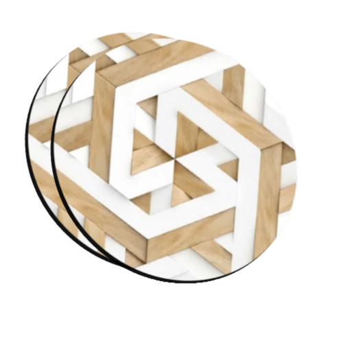 Coasters wood grain effect - grain,