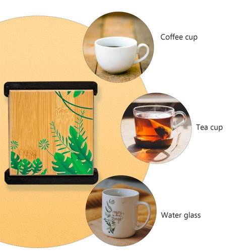 Wood coasters table mat - coasters, cup