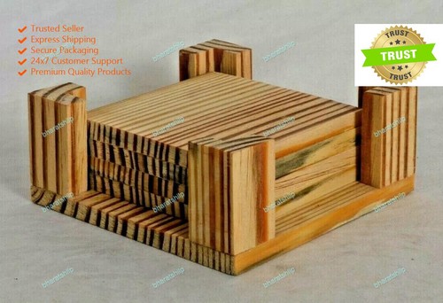 Wooden drink coasters - coasters, set